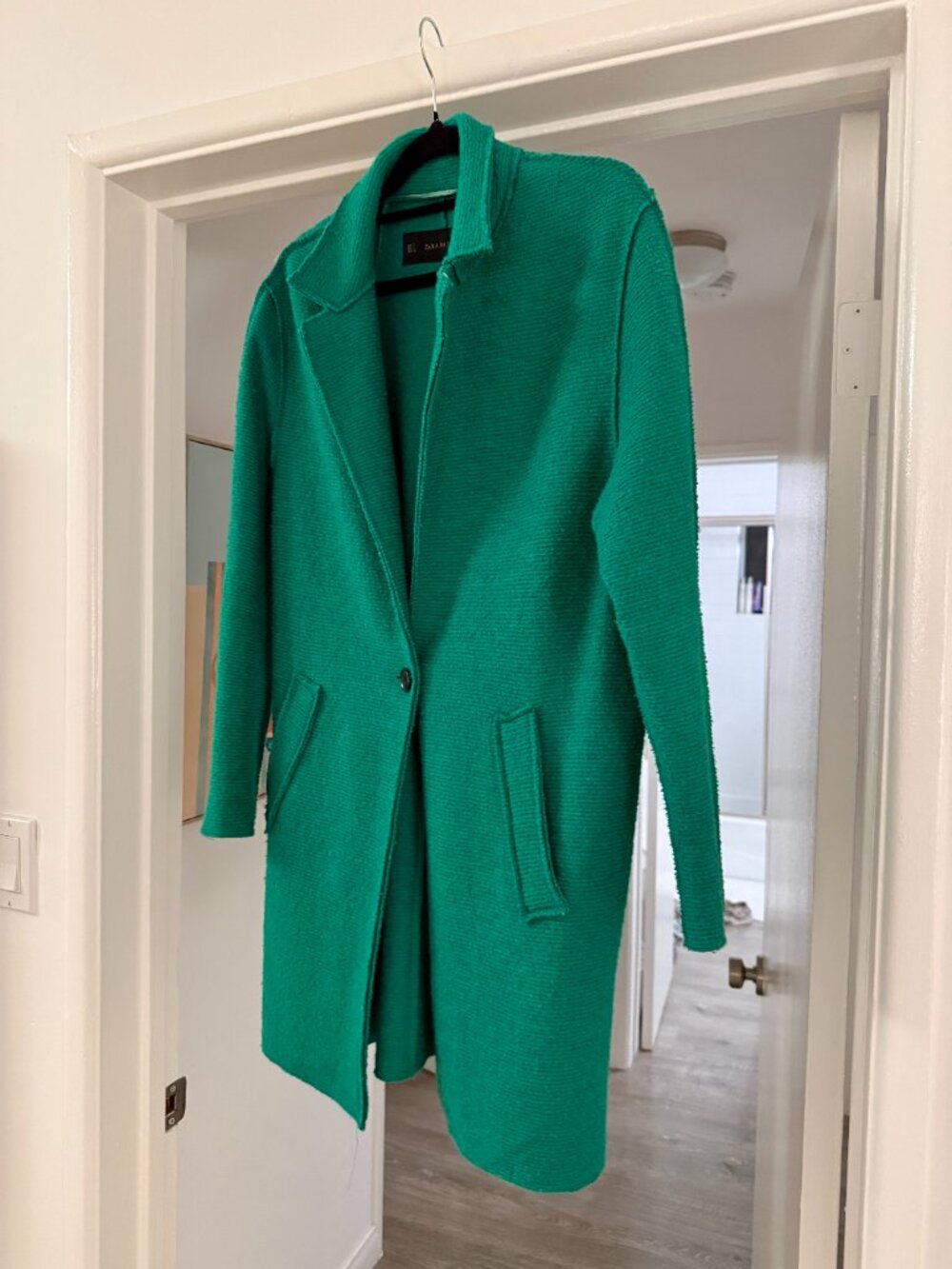 Emerald Longline Blazer/Coat Wool Blend